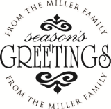 Designer Address - Season's Greetings