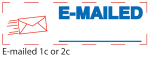 E-MAILED - E-mailed Message Stamp