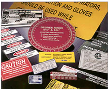 Warning, Instruction, Info Tags