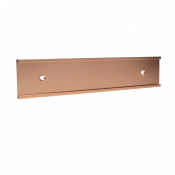 2x10 Nameplate with Rose Gold Wall Holder<br><font color=red>Includes Nameplate