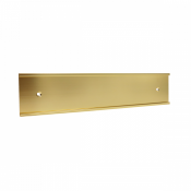 2x10 Nameplate with Yellow Gold Wall Holder<br><font color=red>Includes Nameplate