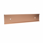 2x8 Nameplate with Rose Gold Wall Holder<br><font color=red>Includes Nameplate