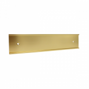 2x10 Nameplate with Yellow Gold Wall Holder<br><font color=red>Includes Nameplate