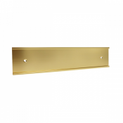 2x8 Nameplate with Yellow Gold Wall Holder<br><font color=red>Includes Nameplate